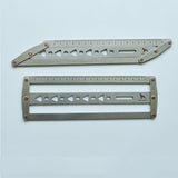 Leather Belt Punching Hole Positioning Ruler