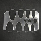 Belt/Bag Strap End Acrylic Template