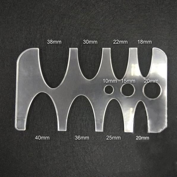 Belt/Bag Strap End Acrylic Template