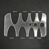 Belt/Bag Strap End Acrylic Template