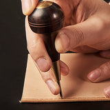Round Sewing Awl Hand Stitching Since Leather LeatherMob Leathercraft Craft Tool