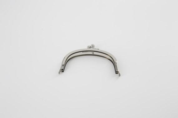 Purse Frame with Ball Clasp Kiss Lock Coin LeatherMob Leathercraft Leather