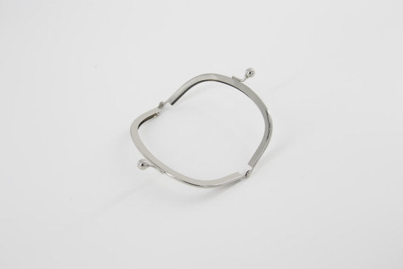 Leather Working Tools Purse Frame with Ball Clasp Kiss Lock Coin LeatherMob Leathercraft Leather - LeatherMob