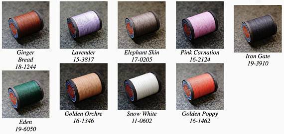 Atelier Amy Roke Linen thread 0.45mm(632) Sewing Cable Leathermob Leather leathercraft Craft Tool