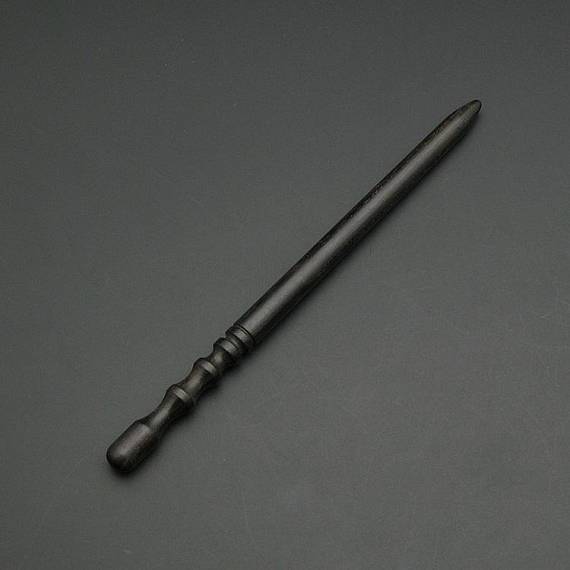 Leather Edge Slicker Round Burnisher Wood Leathercraft Tool polishing Sanding Smooth Craft Dark