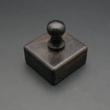 Leather Edge Slicker Round Burnisher Wood Leathercraft Tool polishing Sanding Smooth Craft Dark