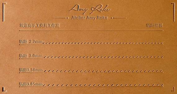 Leathermob Amy Roke Pricking Iron for Leathercraft Saddle Stitch Sewing Chisel leather craft tool