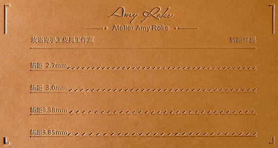 Leather Working Tools Leathermob Amy Roke Pricking Iron for Leathercraft Saddle Stitch Sewing Chisel leather craft tool - LeatherMob
