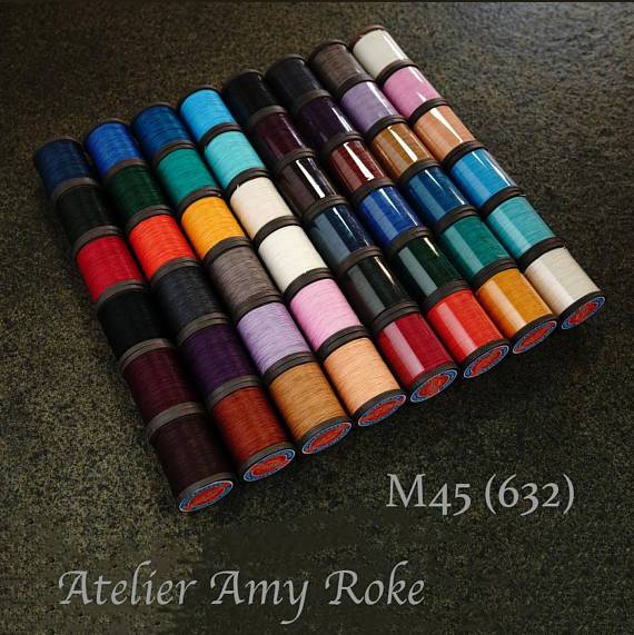 Atelier Amy Roke Linen thread 0.45mm(632) Sewing Cable Leathermob Leather leathercraft Craft Tool