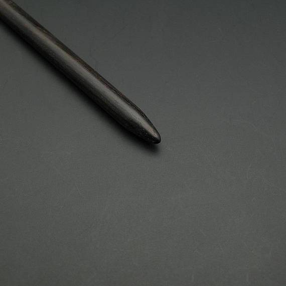 Leather Edge Slicker Round Burnisher Wood Leathercraft Tool polishing Sanding Smooth Craft Dark