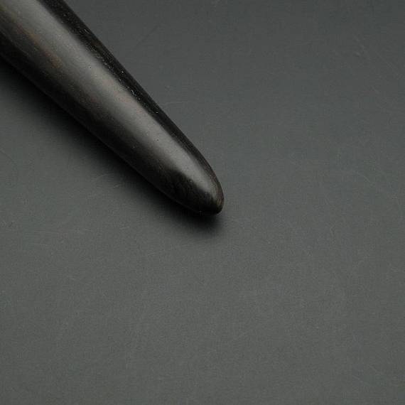 Leather Edge Slicker Round Burnisher Wood Leathercraft Tool polishing Sanding Smooth Craft Dark