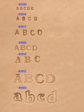 Elle Kyoshin Japan Alphabet Stamp Set <Small> 27 book Craft DIY Paint Handcraft Leather Leathercraft