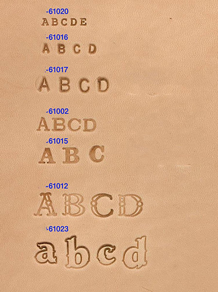 Leather Working Tools Elle Kyoshin Japan Alphabet Stamp Set <Large> 27 book Craft DIY Paint Handcraft Leather Leathercraft - LeatherMob