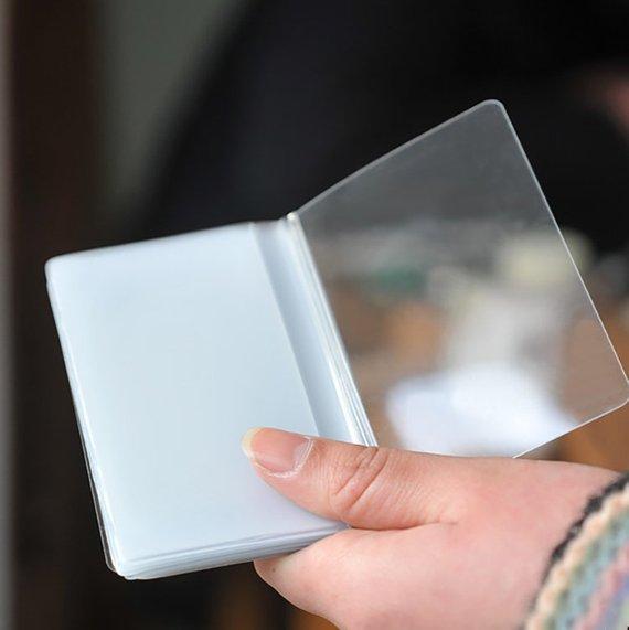 Japan Kyoshin Elle Plactic Card Case Business Card Holder Leathercraft