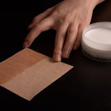 Since Fiber Filler Polish of the edge or Leather Burnishing Gum Leathercraft