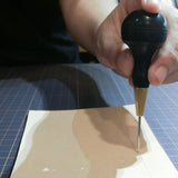 Round Sewing Awl Hand Stitching Since Leather LeatherMob Leathercraft Craft Tool