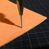 Round Sewing Awl Hand Stitching Since Leather LeatherMob Leathercraft Craft Tool