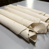 GVT Belly Italian Genuine Leather White Veg Vegetable Tanned Leather Cowhide LeatherMob Leathercraft