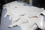 GVT Belly Italian Genuine Leather White Veg Vegetable Tanned Leather Cowhide LeatherMob Leathercraft