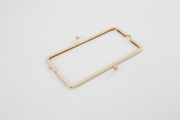 165mm Purse Frame with Ball Clasp LeatherMob Leathercraft Leather