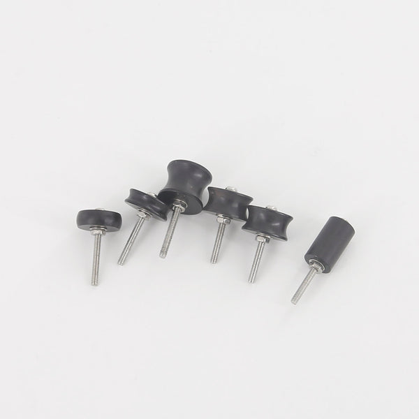 Leather Working Tools Edge Wood Burnisher Kit Mini Hole Slicker - LeatherMob