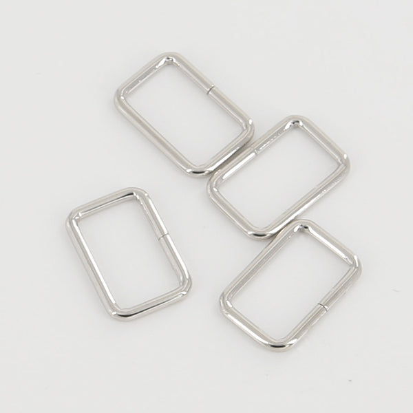 Leather Working Tools 25mm Rectangular Wire Loops Rings Purse Handbag Hardware LeatherMob Leathercraft Leather - LeatherMob