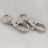 Leather Working Tools 8mm Swivel Trigger Spring Snaps Clips Hook Eye Round Japan LeatherMob Leathercraft Leather - LeatherMob