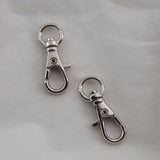 8mm Swivel Trigger Spring Snaps Clips Hook Eye Round Japan LeatherMob Leathercraft Leather