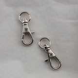Leather Working Tools 8mm Swivel Trigger Spring Snaps Clips Hook Eye Round Japan LeatherMob Leathercraft Leather - LeatherMob