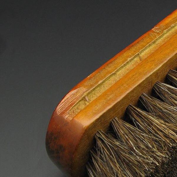 Mini Size Brush Wooden Polish Maintain Cleaning, Horsehair