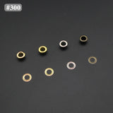 Leather Working Tools 9mm Metal Eyelets Black Finish Grommets With Washers Silver Plated Metal Leathercraft Craft Hardware - LeatherMob