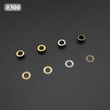 9mm Metal Eyelets Black Finish Grommets With Washers Silver Plated Metal Leathercraft Craft Hardware