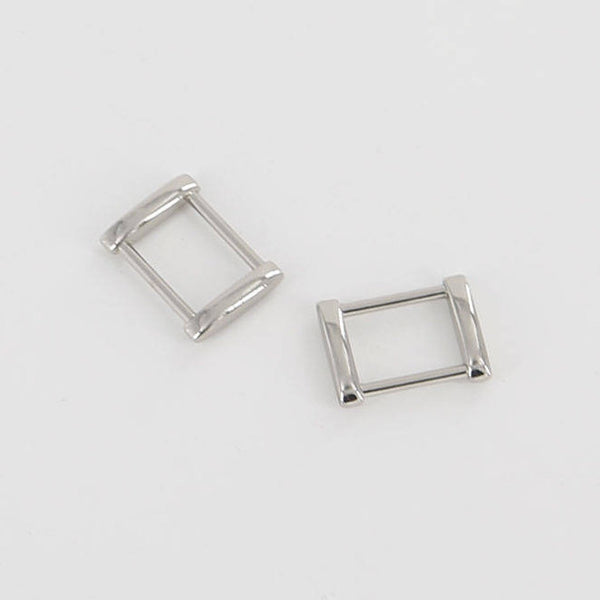 Leather Working Tools 18mm Rectangular Ring Solid Square Ring Strap Buckle Strap Connector High End Leathercraft Leather - LeatherMob