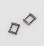 18mm Rectangular Ring Solid Square Ring Strap Buckle Strap Connector High End Leathercraft Leather