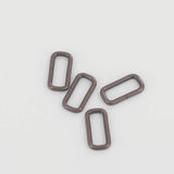 21mm Rectangular Wire Loops Rings Purse Handbag Hardware LeatherMob Leathercraft Leather