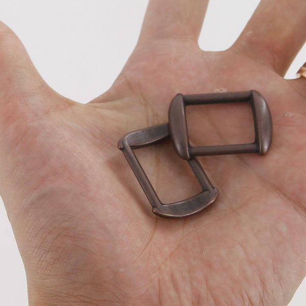 21mm Rectangular Ring Solid Square Strap Buckle Connector High End Leathercraft Leather