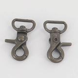 18mm Swivel Trigger Spring Snaps Clips Hook Eye Round Japan LeatherMob Leathercraft Leather