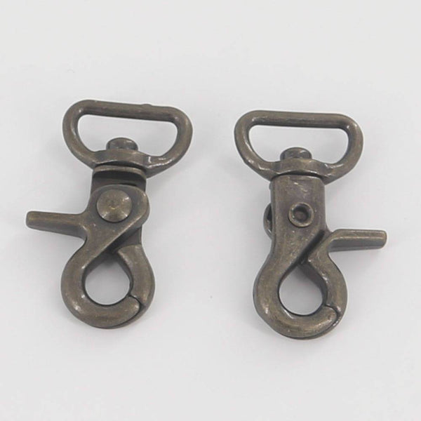 18mm Swivel Trigger Spring Snaps Clips Hook Eye Round Japan LeatherMob Leathercraft Leather