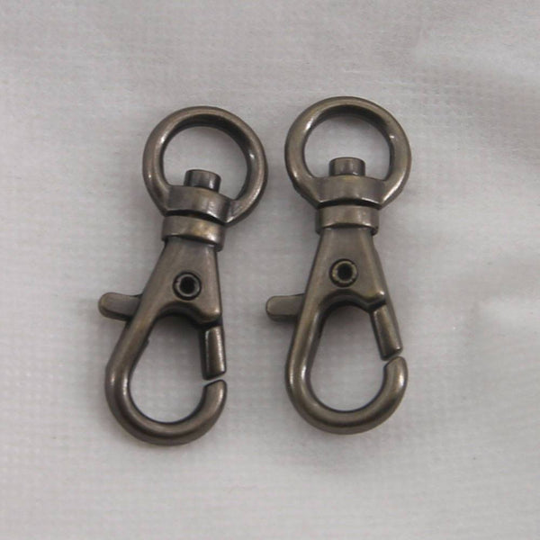 8mm Swivel Trigger Spring Snaps Clips Hook Eye Round Japan LeatherMob Leathercraft Leather