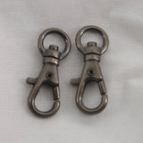 Leather Working Tools 8mm Swivel Trigger Spring Snaps Clips Hook Eye Round Japan LeatherMob Leathercraft Leather - LeatherMob