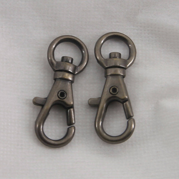 Leather Working Tools 8mm Swivel Trigger Spring Snaps Clips Hook Eye Round Japan LeatherMob Leathercraft Leather - LeatherMob