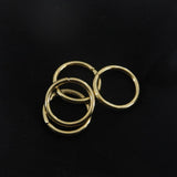 21mm O Rings Wire Loops Purse Handbag Bag Making Hardware Supplies Leathercraft Leather Craft