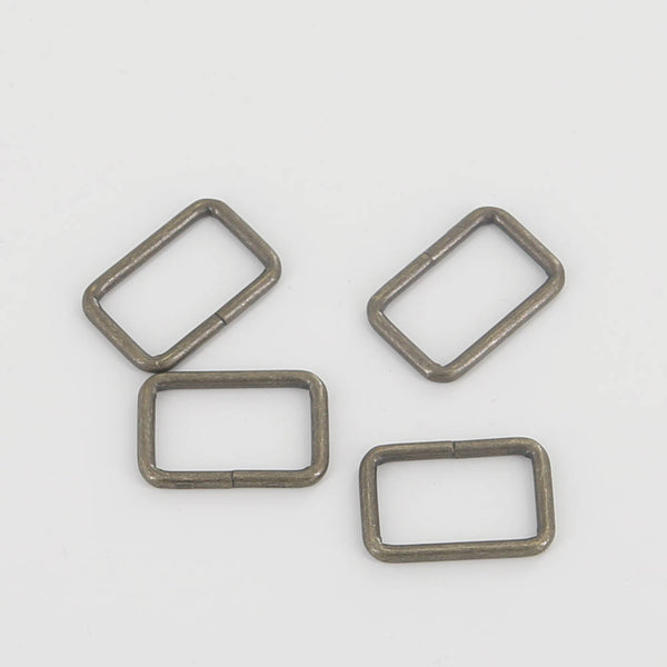 Leather Working Tools 25mm Rectangular Wire Loops Rings Purse Handbag Hardware LeatherMob Leathercraft Leather - LeatherMob