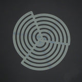 JAPAN Uzumaru Scale Curve Ruler Oval Shaped cutting drawing KYOSHIN ELLE Leather