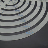 Leather Working Tools JAPAN Uzumaru Scale Curve Ruler Oval Shaped cutting drawing KYOSHIN ELLE Leather - LeatherMob