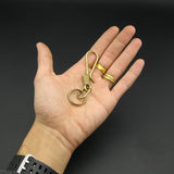 Kyoshin Elle Japan Leathercraft Hardware Coil Brass Hook S/M/L for Leather Leathermob