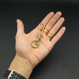 Leather Working Tools Kyoshin Elle Japan Leathercraft Hardware Coil Brass Hook S/M/L for Leather Leathermob - LeatherMob