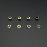Leather Working Tools 9mm Metal Eyelets Black Finish Grommets With Washers Silver Plated Metal Leathercraft Craft Hardware - LeatherMob