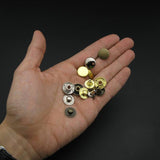 15mmx5.5mm HASI Line Snaps Head Diameter Ring Rivet Studs Accessories Japan Seiwa Leathercraft