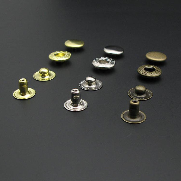 15mmx5.5mm HASI Line Snaps Head Diameter Ring Rivet Studs Accessories Japan Seiwa Leathercraft